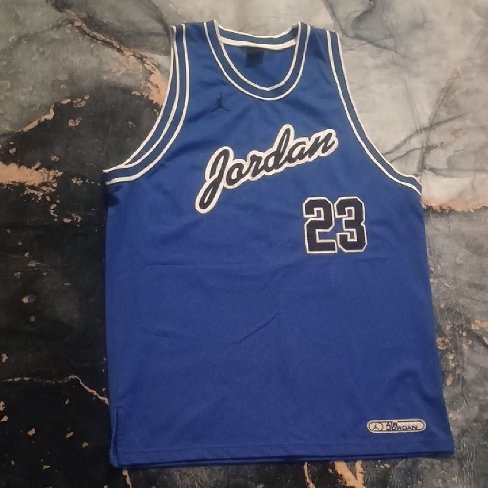 Blue Jordan Basketball Jersey